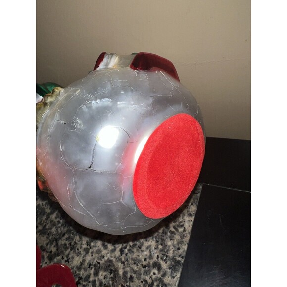 Christopher Radko Snowman Large Blown Glass Standing Centerpiece Tabletop Vtg - Picture 6 of 13